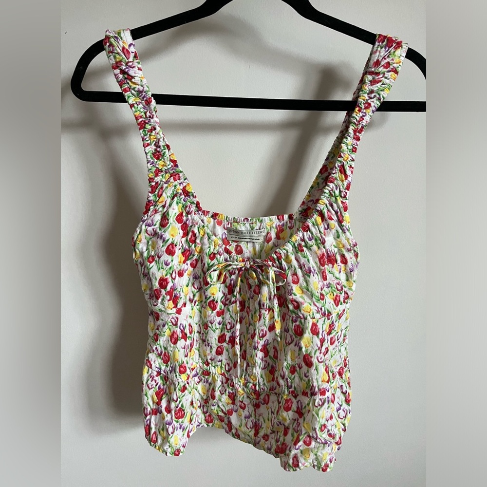 EUC Urban Outfitters floral tank top XS